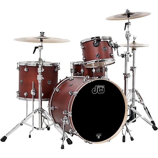 Performance Series 4 Piece Shell Pack Tobacco Stain Oil with Chrome Hardware