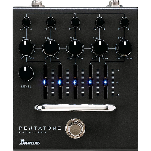 Ibanez Pentatone 5 Band Parametric EQ Effects Pedal Black