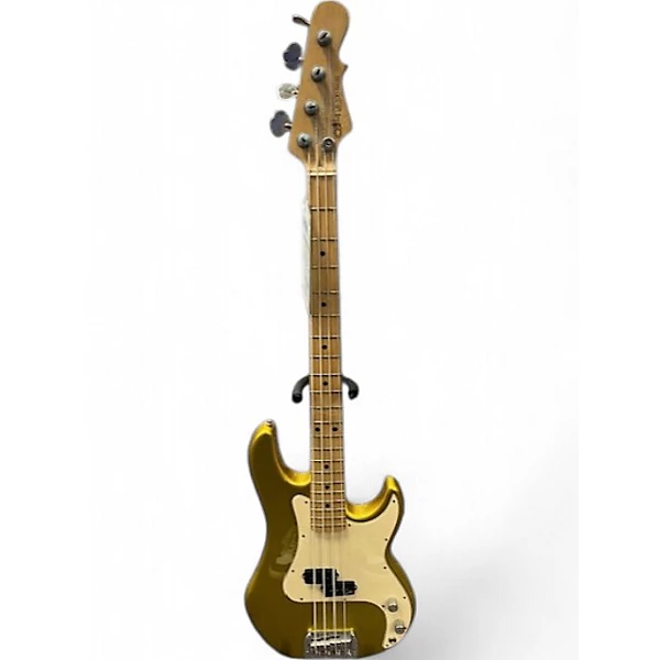 Used G&l LB 100 American Made Gold Sparkle Electric Bass Guitar