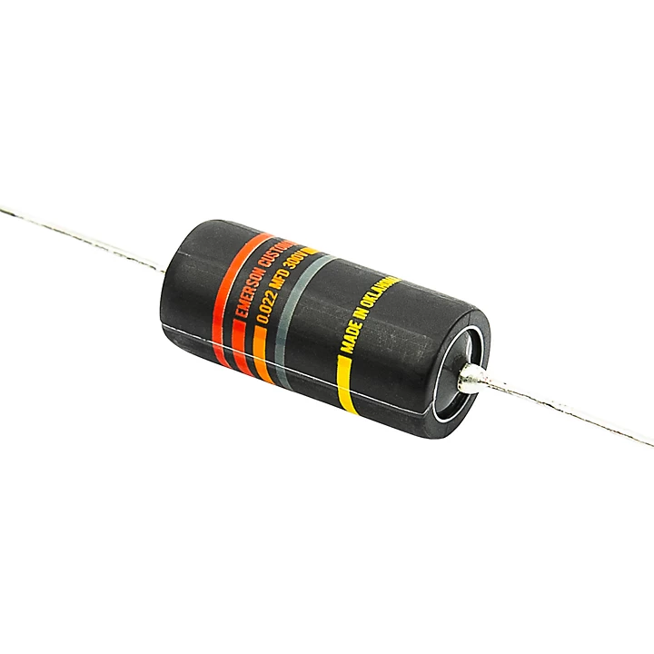 Allparts Emerson Custom Bumblebee Paper in Oil Capacitors 022uf Single