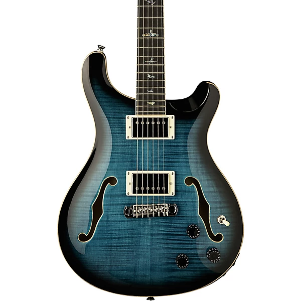 PRS SE Hollowbody II Piezo Electric Guitar Level 2 Peacock Blue