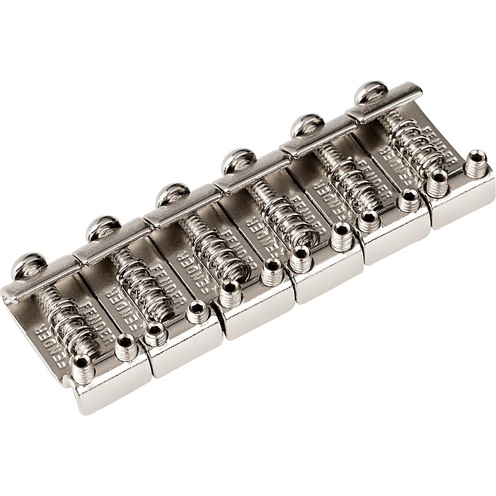 American Standard 2008 Stratocaster Bridge Saddles Nickel