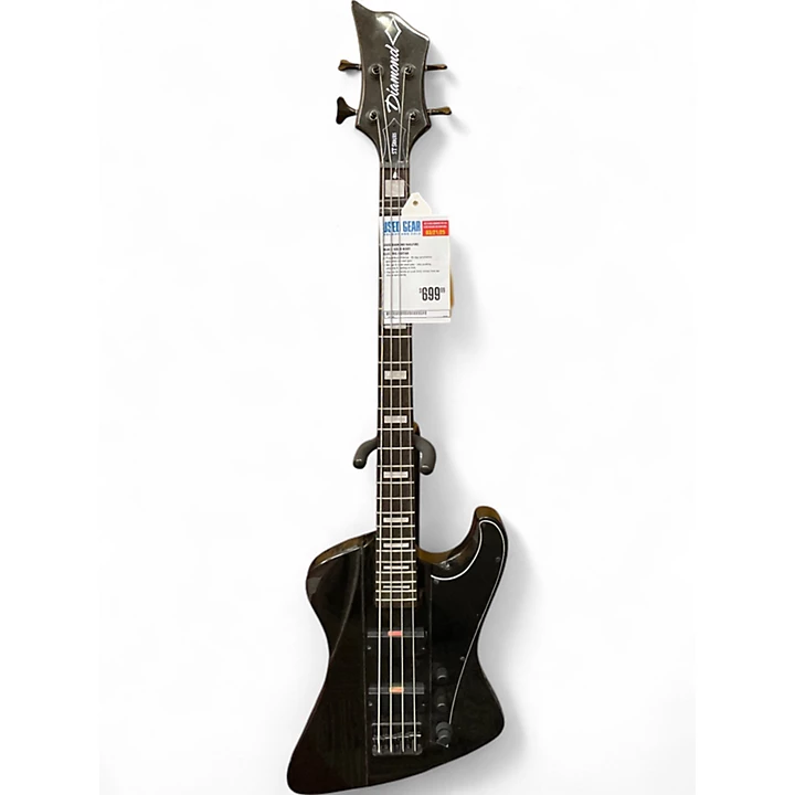 Used Diamond HAILFIRE Black Solid Body Electric Guitar