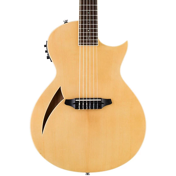 LTD TL 6N Thinline Nylon String Acoustic Electric Guitar Natural