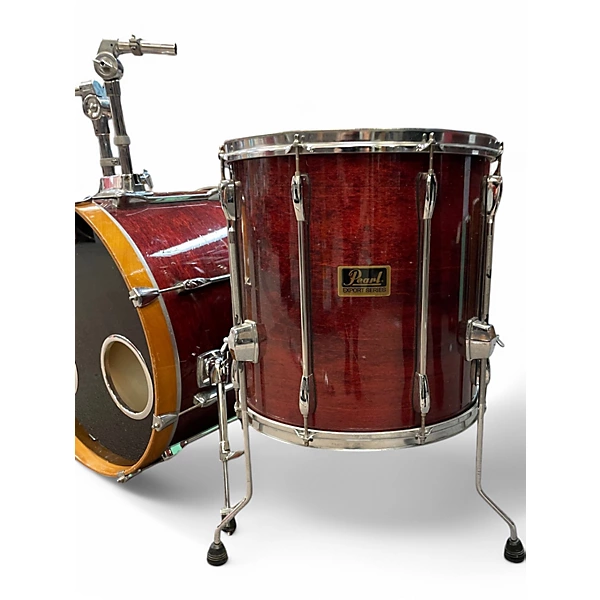 Pearl Used Pearl 5 Piece Export Wine Red Drum Kit