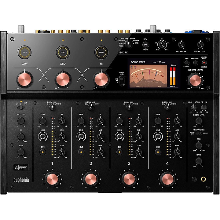 EUPHONIA Professional 4 Channel Rotary Mixer
