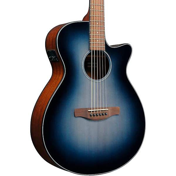 AEG50 Grand Concert Acoustic Electric Guitar Indigo Blue Burst