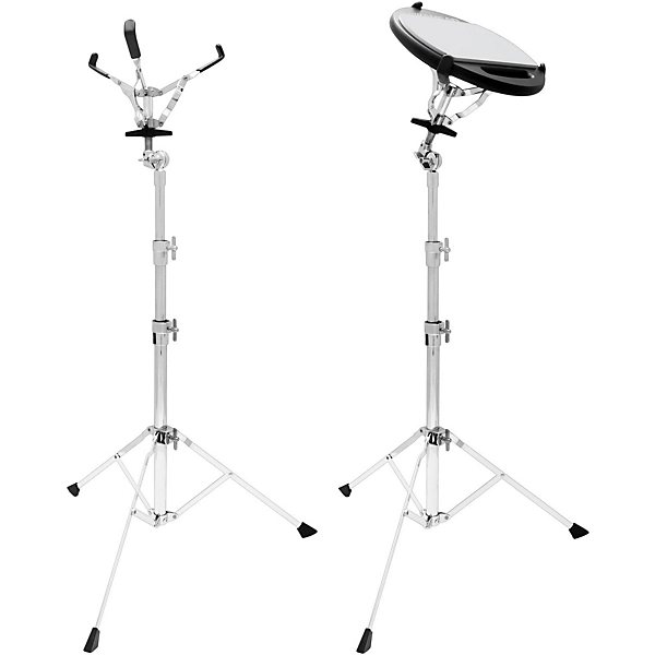 Adjustable Practice Pad Stand with Basket