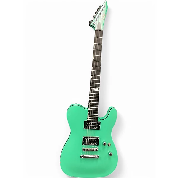 ESP Used ESP LTD ECLIPSE CUSTOM NT Green Solid Body Electric Guitar