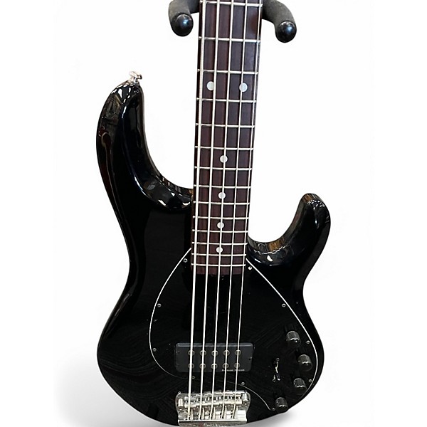Used Ernie Ball Music Man Stingray 5 H BLACK Electric Bass Guitar