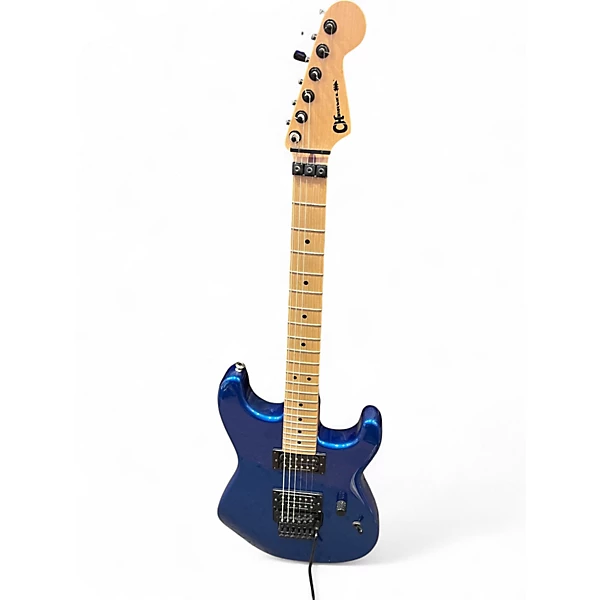 Used Charvel San Dimas Style 1 HH Blue Solid Body Electric Guitar