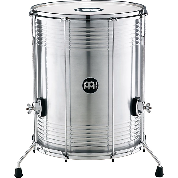 Aluminum Surdo with Legs Silver