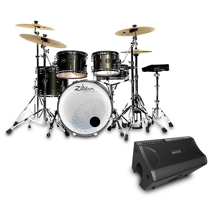 Zildjian ALCHEM E Gold EX Electronic Drum Kit and DA2112 Drum Amp
