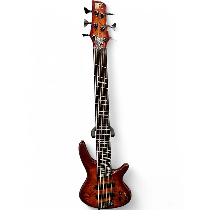 Ibanez Used Ibanez SRMS806 Red Electric Bass Guitar.gc