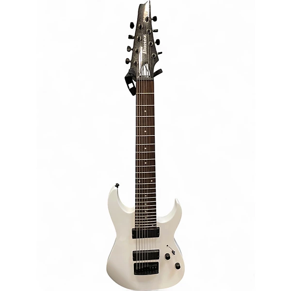 Ibanez Used Ibanez RG8 8 String White Solid Body Electric Guitar
