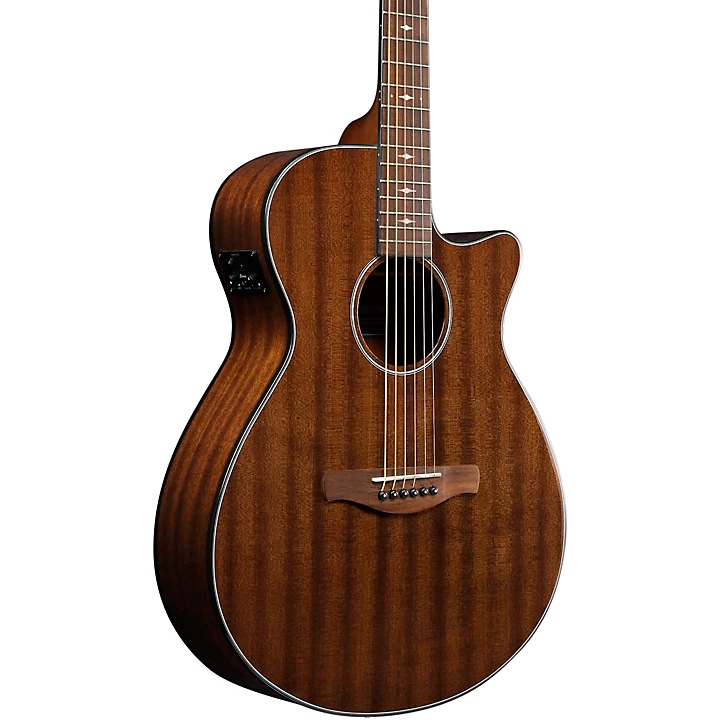 AEG62 Grand Concert Acoustic Electric Guitar Natural Mahogany