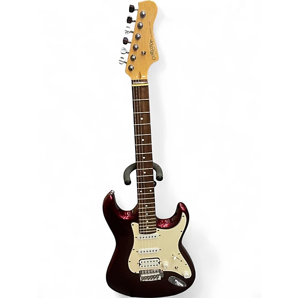 Used 2009 Corona CST 220 Chrome Red Solid Body Electric Guitar