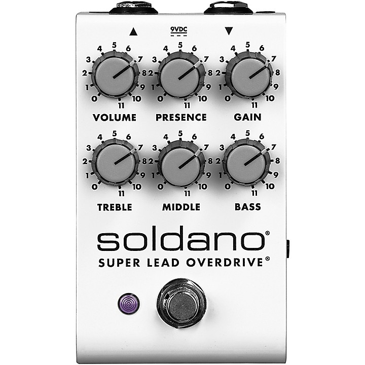 Super Lead Overdrive Effects Pedal White
