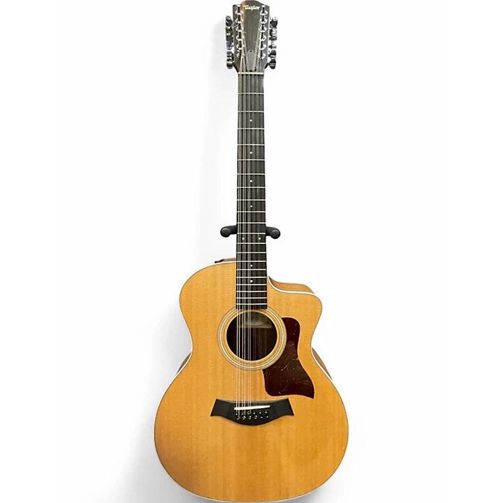 Used Taylor 254CE Natural Acoustic Electric Guitar