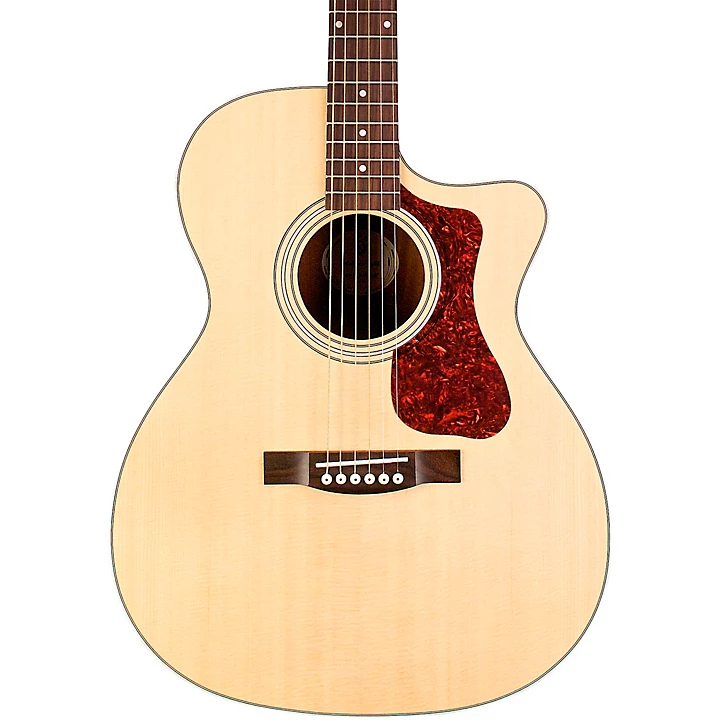 OM 240CE Orchestra Cutaway Acoustic Electric Guitar Natural
