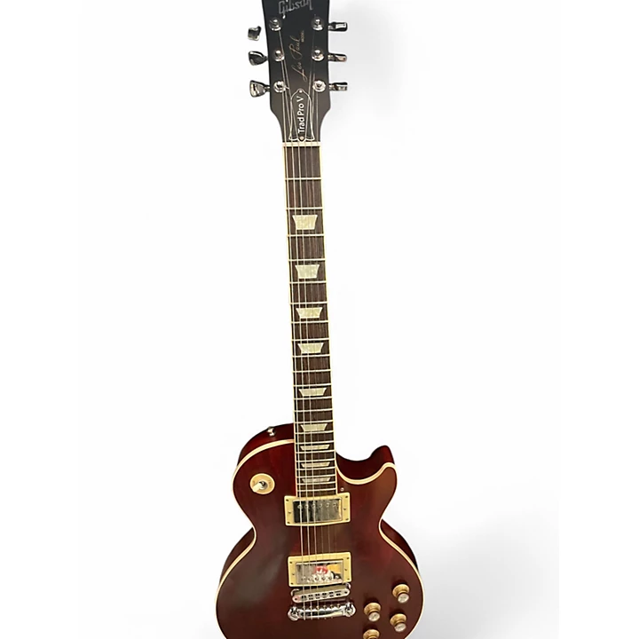 Gibson Used Gibson les paul trad pro v red Solid Body Electric Guitar.gc
