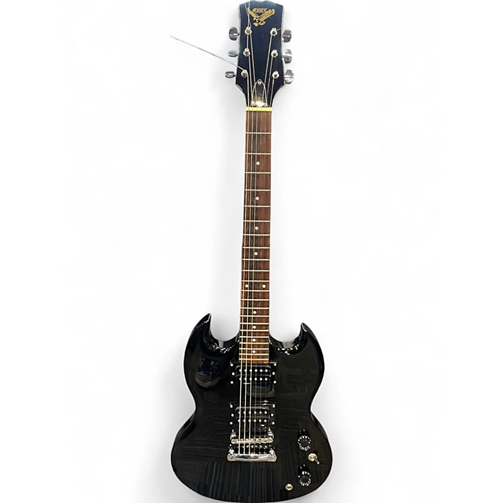 Used S101 Guitars SG Style Black Solid Body Electric Guitar