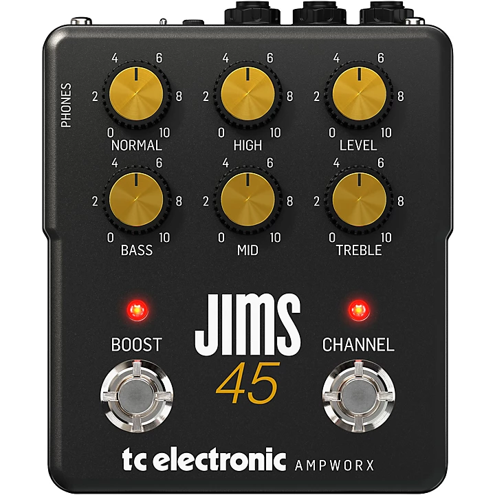 Ampworx JIMS 45 Preamp Pedal Black