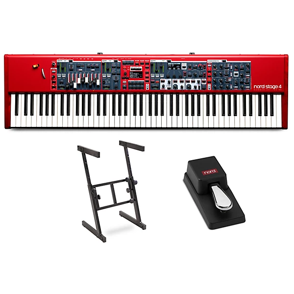 Stage 4 88 Key Keyboard With Z Stand and Nord Single Pedal