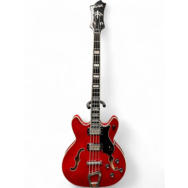 Hagstrom Used Hagstrom Viking Bass red Electric Bass Guitar