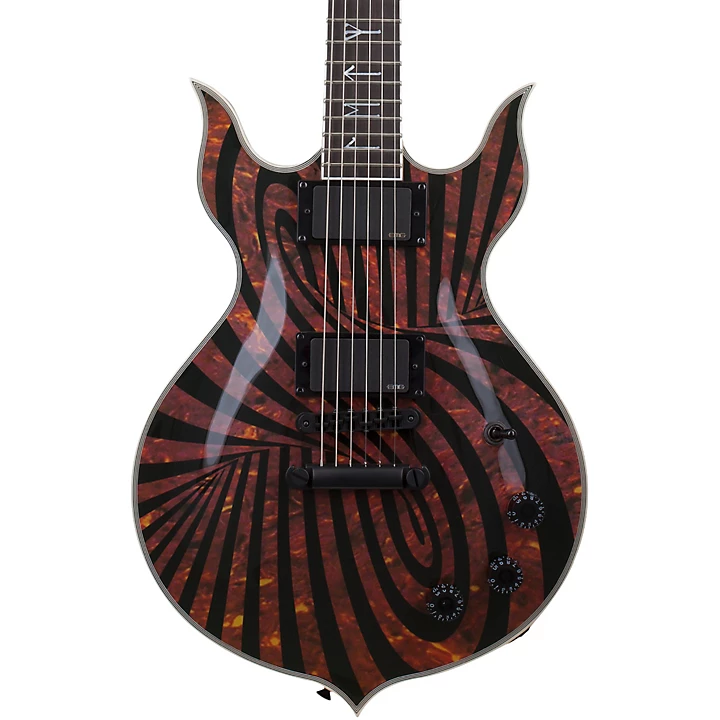 Heathen Grail Electric Guitar Tortoise Black Blizzard