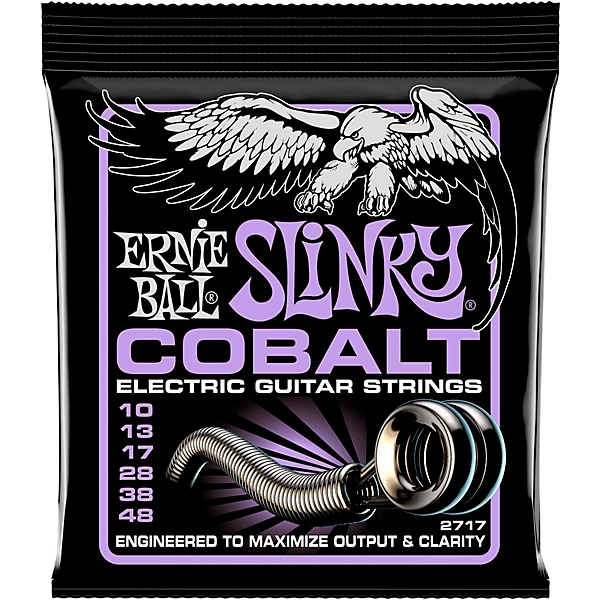 Cobalt Ultra Slinky Electric Guitar Strings 10 48 Gauge