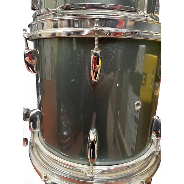 Pearl Used Pearl 7 Piece Export Gunmetal Gray Drum Kit.gc