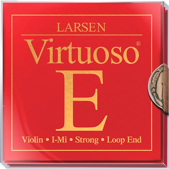 Virtuoso Violin String Set 4 4 Size Heavy Gauge Loop End