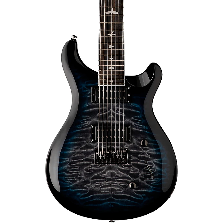 PRS SE Mark Holcomb SVN 7 String Electric Guitar Level 2 Holcomb Blue Burst