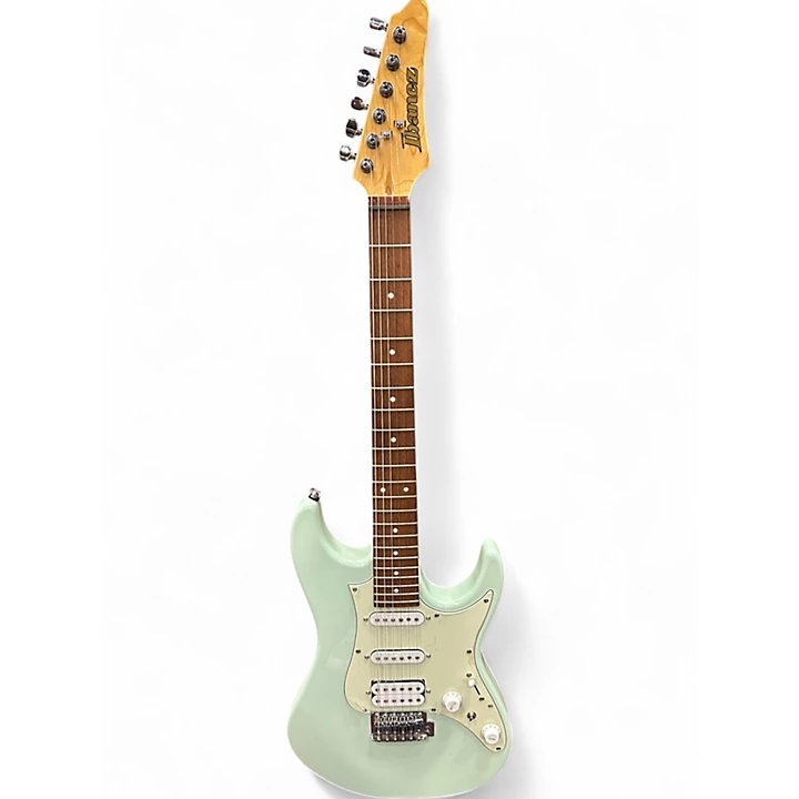 Used Ibanez AZES40 Mint Green Solid Body Electric Guitar