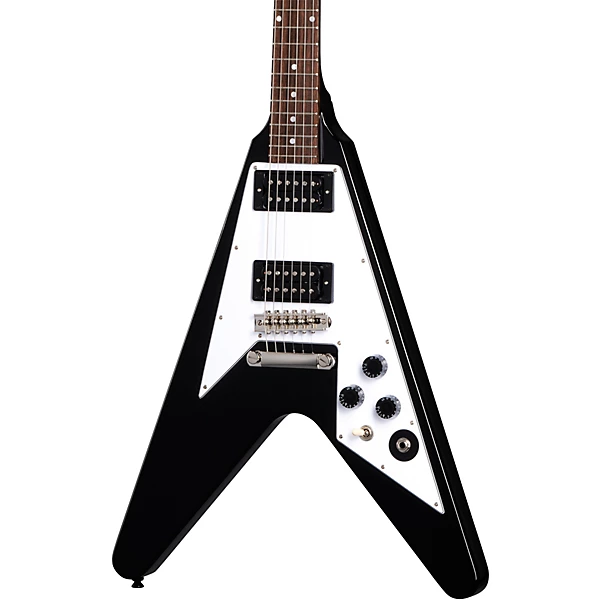 Epiphone Kirk Hammett 1979 Flying V Electric Guitar Ebony