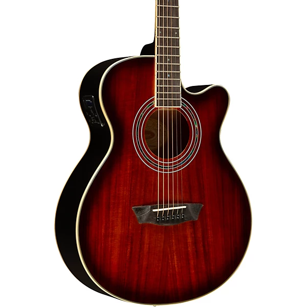 Washburn EA55G A Festival Acoustic Electric Guitar Koa Burst