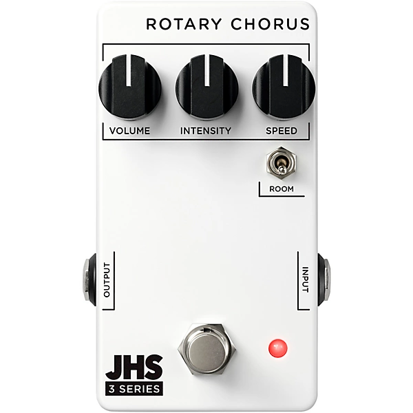 3 Series Rotary Chorus Effects Pedal White