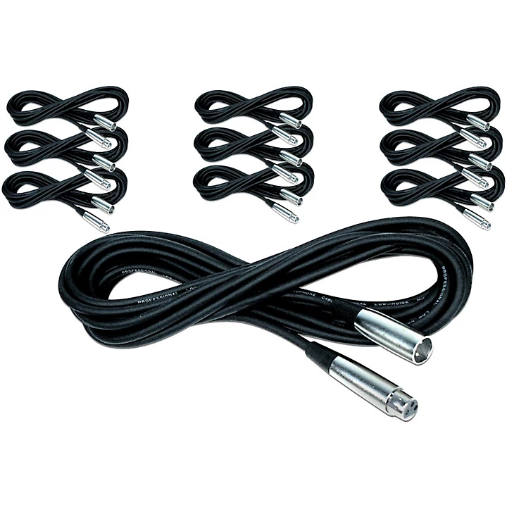 Lo Z Microphone Cable 20 FT 10 Pack