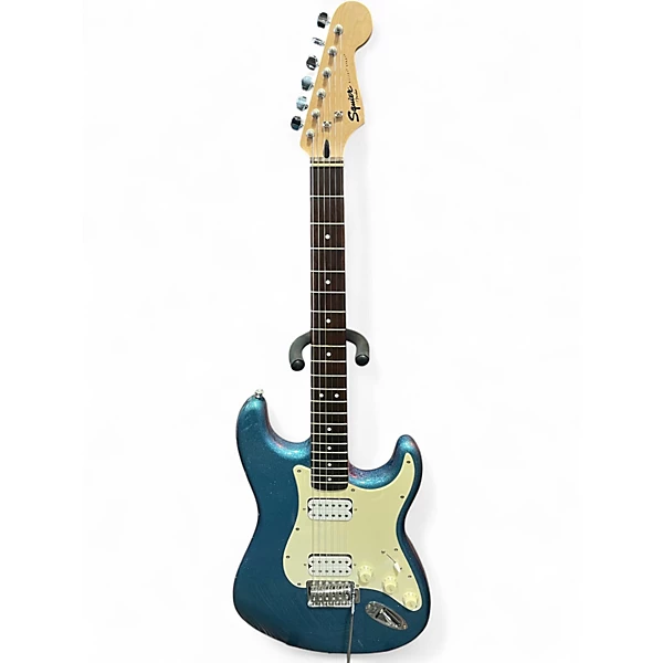 Used Squier Bullet HH Metallic Blue Solid Body Electric Guitar