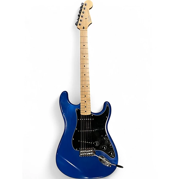 Used 2000s Fender STRATOCASTER BLUE Solid Body Electric Guitar