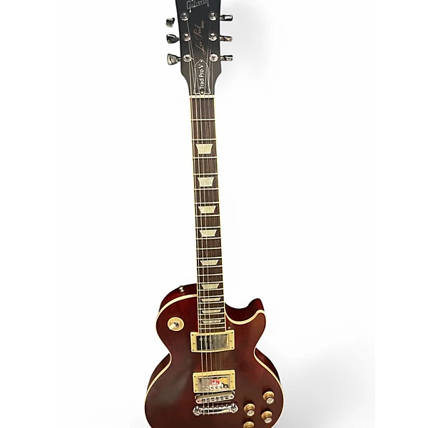 Gibson Used Gibson les paul trad pro v red Solid Body Electric Guitar.gc