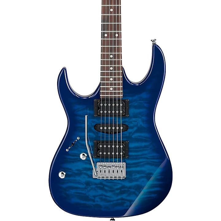 GRX70QAL Left Handed Electric Guitar Transparent Blue Burst
