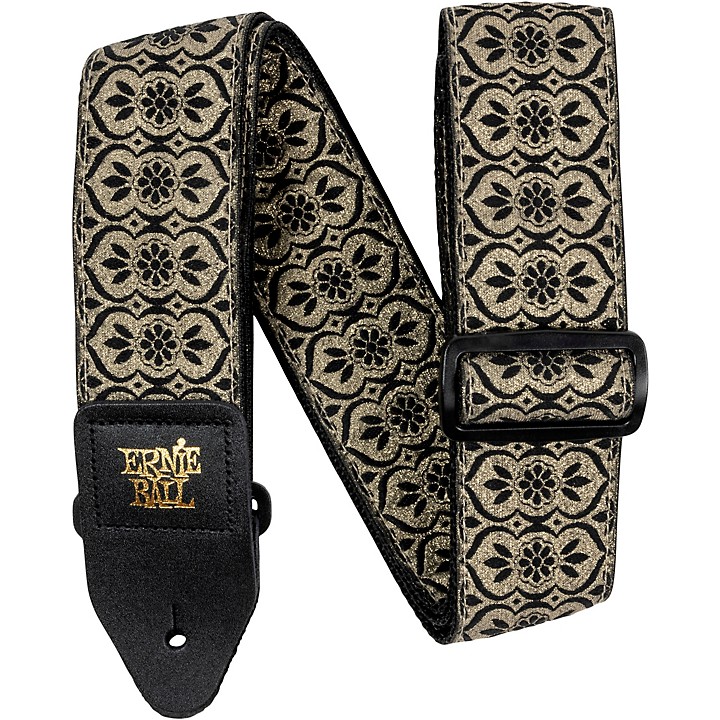 Classic Jacquard Golden Garden Guitar Strap