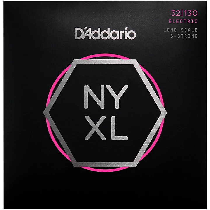 NYXL32130 Gauge 6 String Long Scale Electric Bass Strings