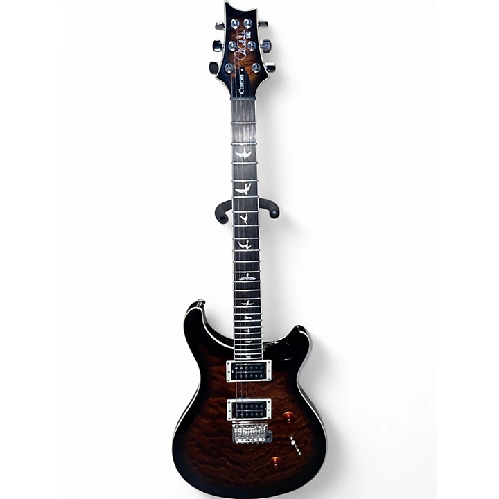 Used PRS SE Custom 24 BLACK GOLD SUNBURST Solid Body Electric Guitar