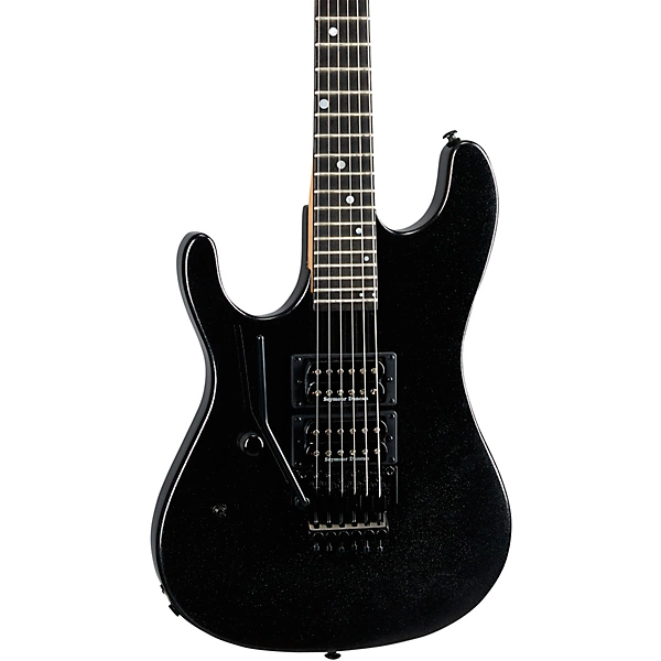 Nightswan Left Handed Electric Guitar Jet Black Metallic