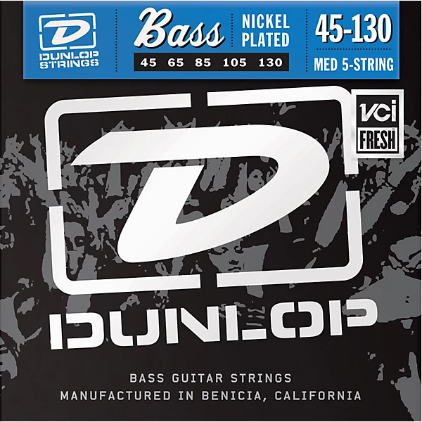 Nickel Plated Steel Bass Strings Medium 5 String with