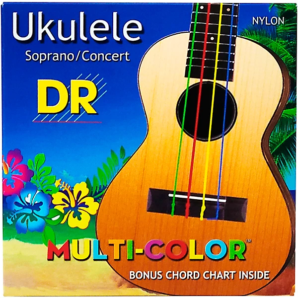 Ukulele Multi Color Soprano Concert Strings