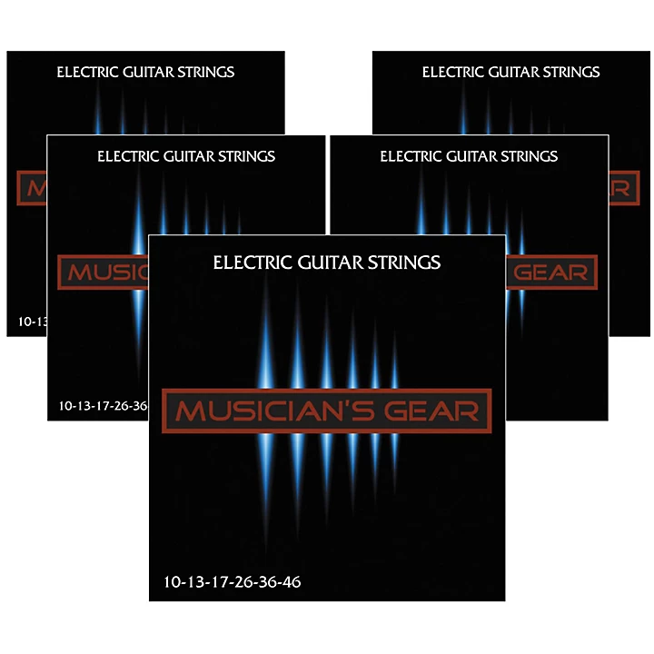 Electric Nickel Plated Steel Guitar Strings 10 46 5 Pack